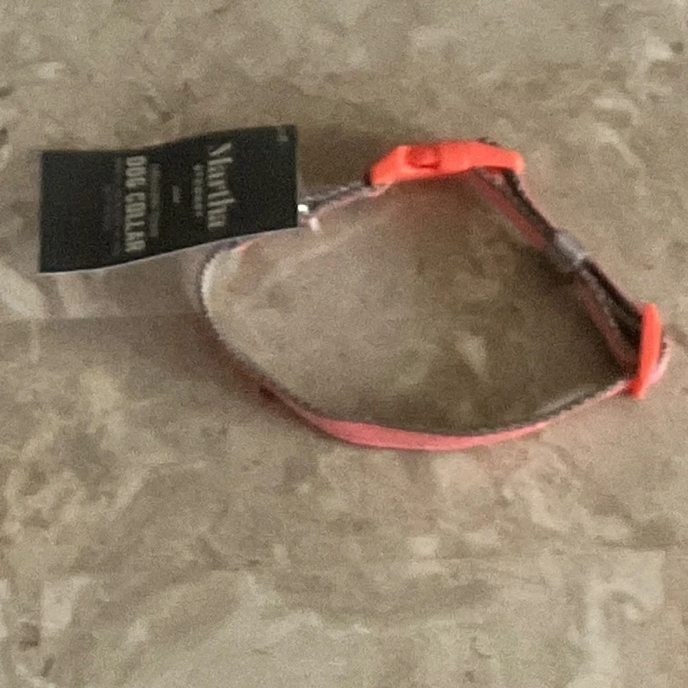 MARTHA STEWART Adjustable Dog Collar Size 14 10”-14”
